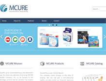 Tablet Screenshot of m-cure.net